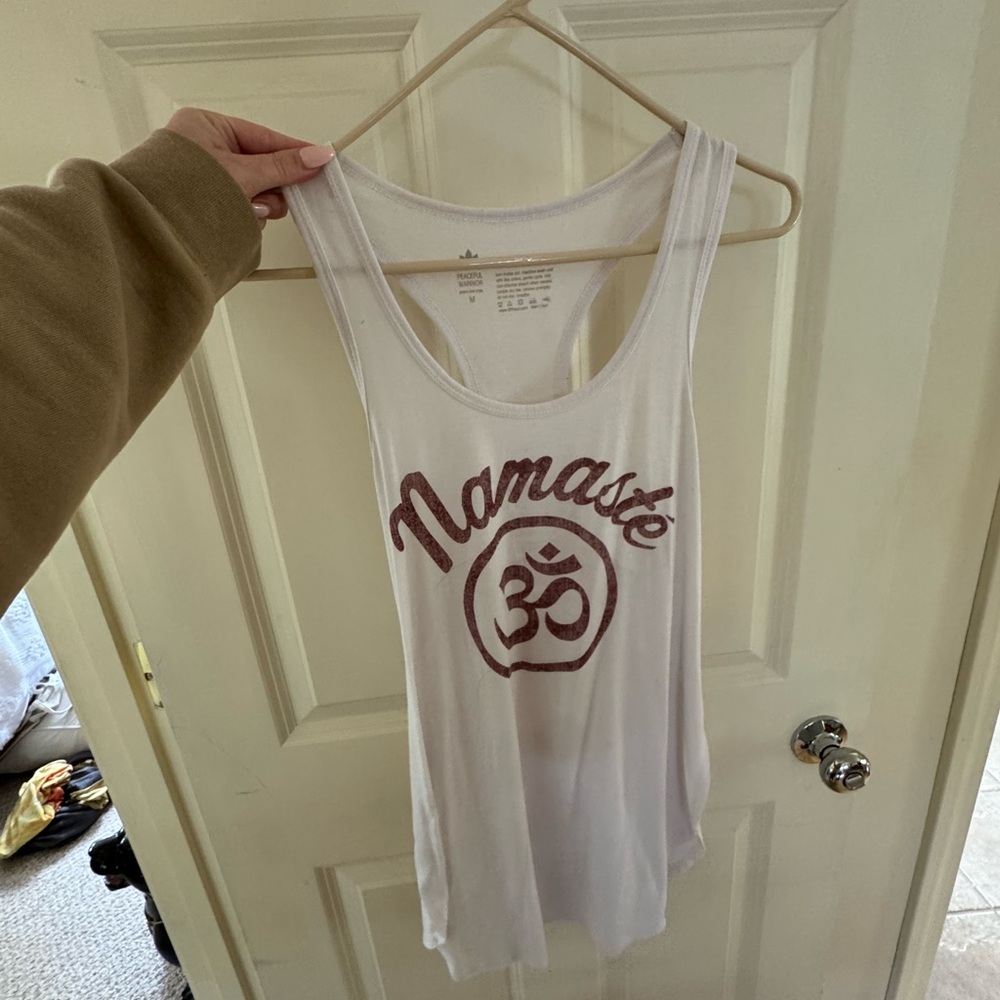 White Relaxed Cut Out Tank Top
